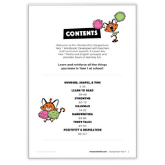 Gargantuan Grade 1 Workbook - *Print At Home* Digital Download (Mrs Wordsmith)