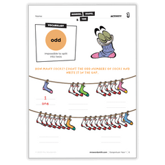 Gargantuan Grade 1 Workbook - *Print At Home* Digital Download (Mrs Wordsmith)