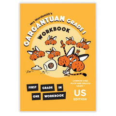 Gargantuan Grade 1 Workbook - *Print At Home* Digital Download (Mrs Wordsmith)