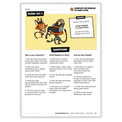 How to Write a Story Ages 8-10 - *Print At Home* Digital Download (Mrs Wordsmith)