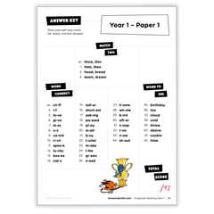 Spelling Mixed Practice Grade 1 - *Print At Home* Digital Download (Mrs Wordsmith)