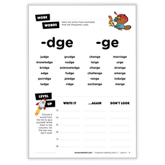 Spelling Grade 2 Targeted Practice - *Print At Home* Digital Download (Mrs Wordsmith)