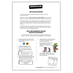 Spelling Grade 3 Mixed Practice - *Print At Home* Digital Download (Mrs Wordsmith)