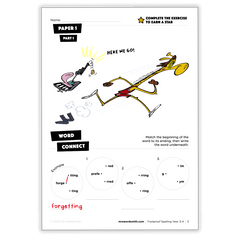 Spelling Grade 3 Mixed Practice - *Print At Home* Digital Download (Mrs Wordsmith)
