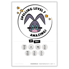 Spelling Grade 3 Targeted Practice - *Print At Home* Digital Download (Mrs Wordsmith)