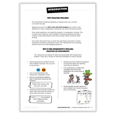 Spelling Grade 4-5 Mixed Practice - *Print At Home* Digital Download (Mrs Wordsmith)