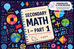Foundations of Algebra, Secondary Math I - Part 1 (With Personalized AI Tutor)