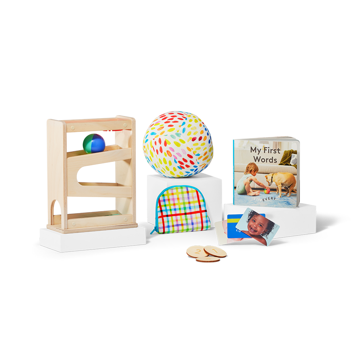Gross Motor, Fine Motor, and Early Language Development Kit - Lovevery Walk & Talk Mini Kit
