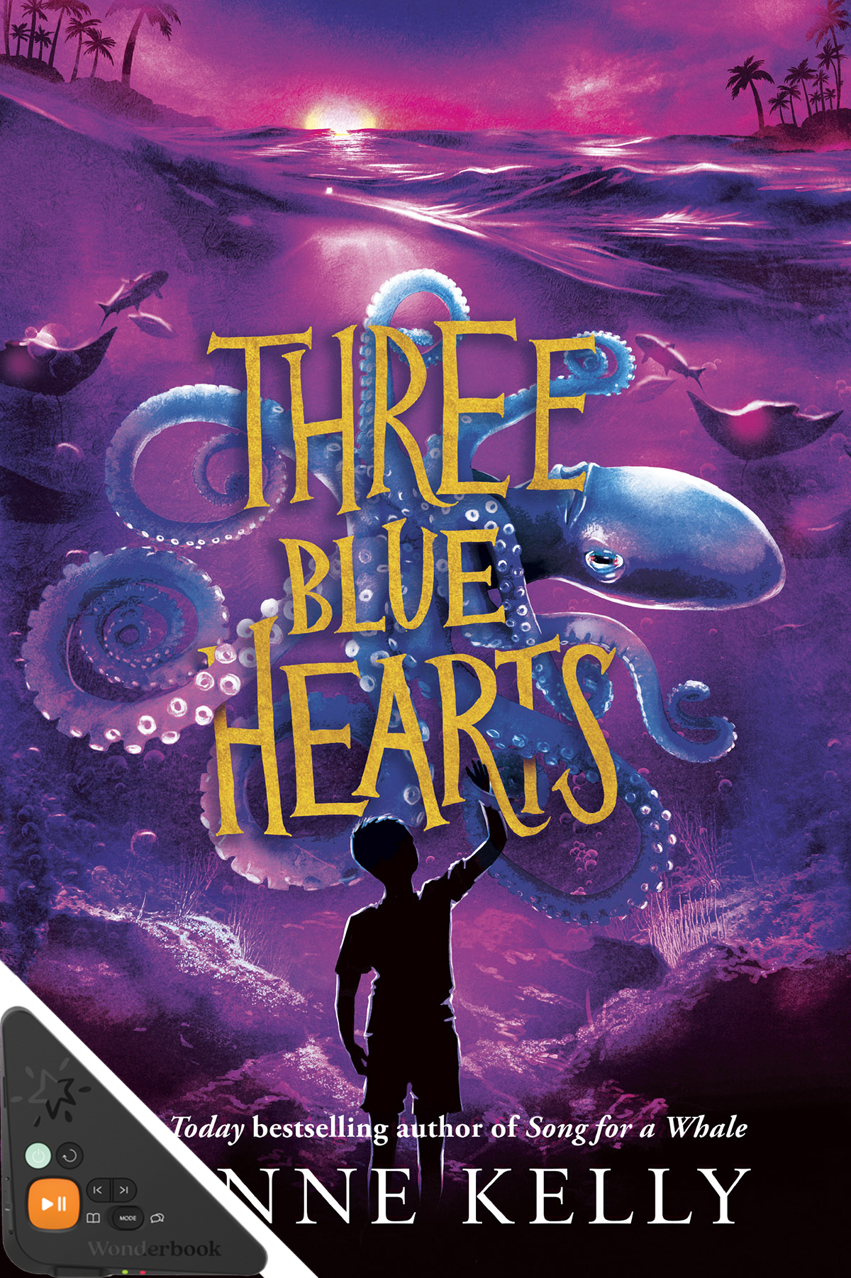 Three Blue Hearts (Large Print) (WB)