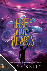 Three Blue Hearts (Large Print) (WB)