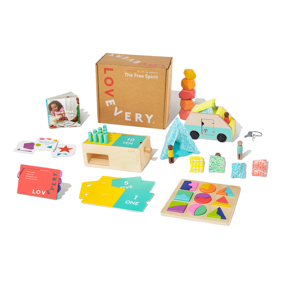 Pretend Play and Social Imagination Development Kit - Lovevery Free Spirit Kit