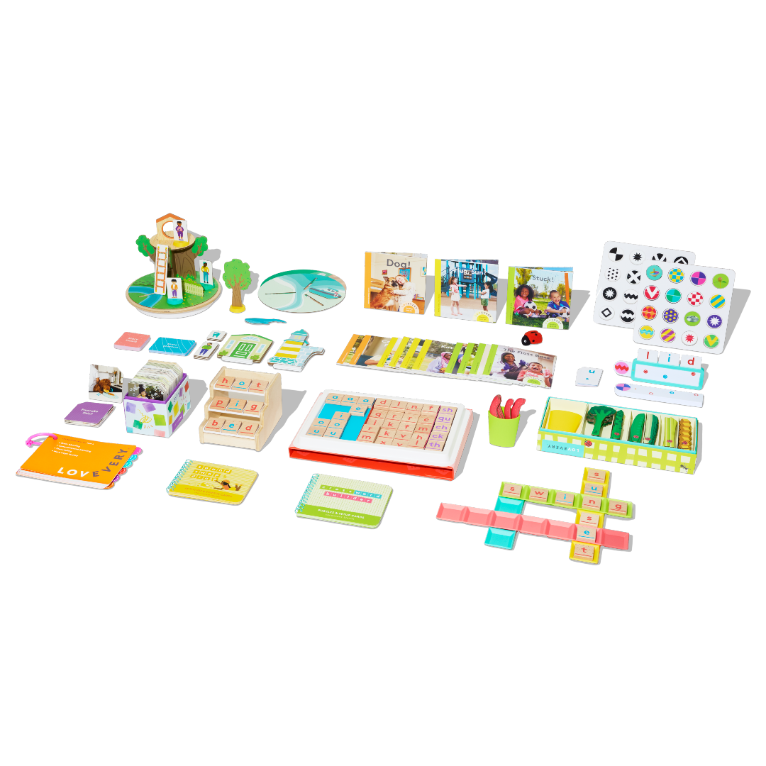 Word Blending, Reading Fluency, and Comprehension Development Program - Lovevery Reading Skill Set Part 2 | Words to Books